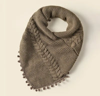 
              Serra Ladies Cable knit Infinity Scarf
            