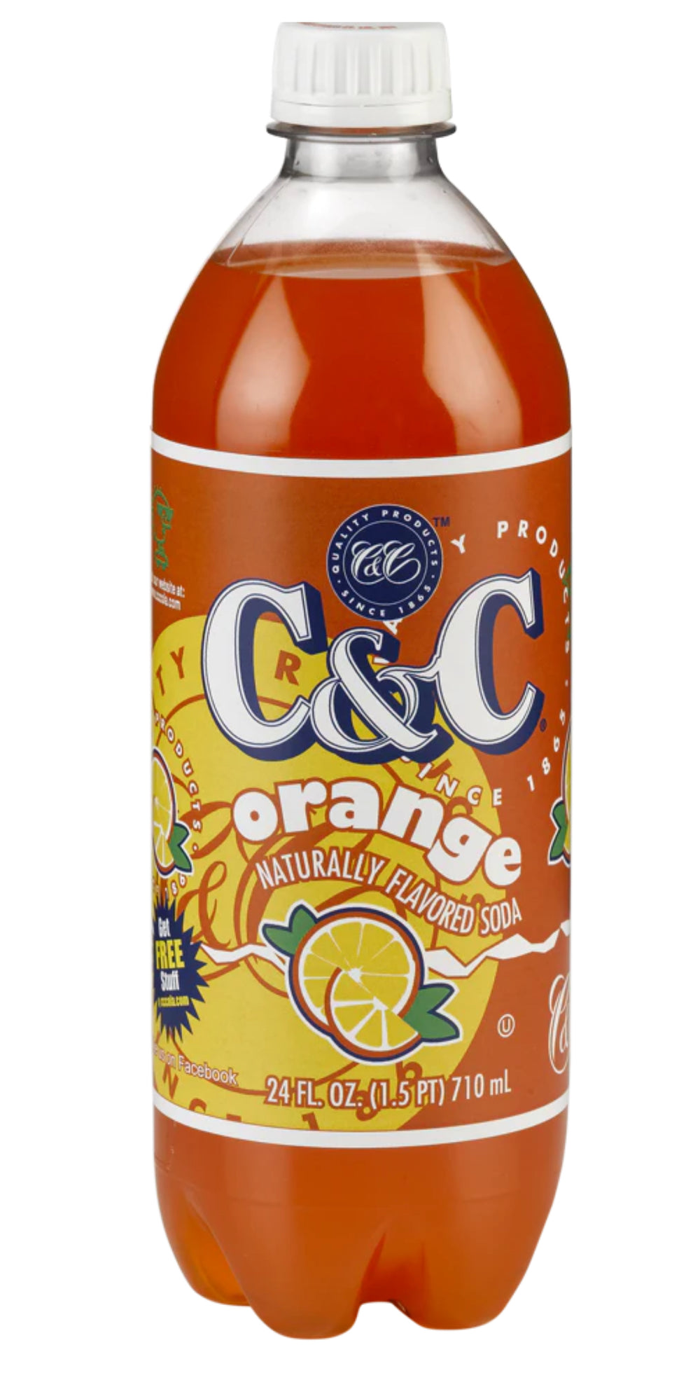 C&C Orange Soda 24oz (710 ml) DLC: Juin25