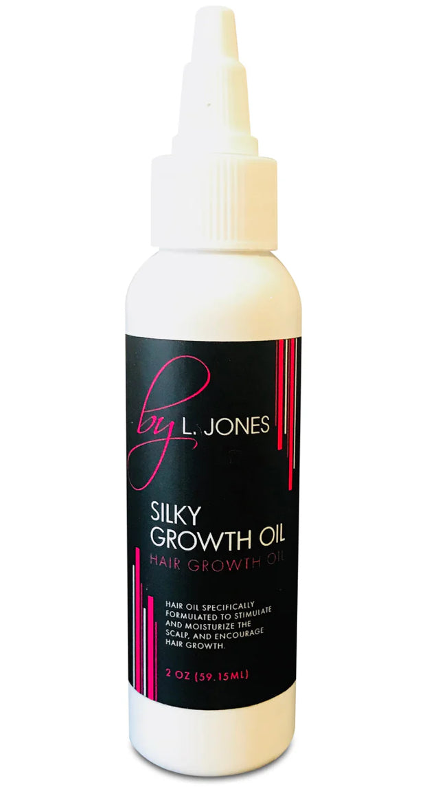 Promo * By L. Jones Silky Growth Hair Oil
 2 OZ (59. 15 mL)