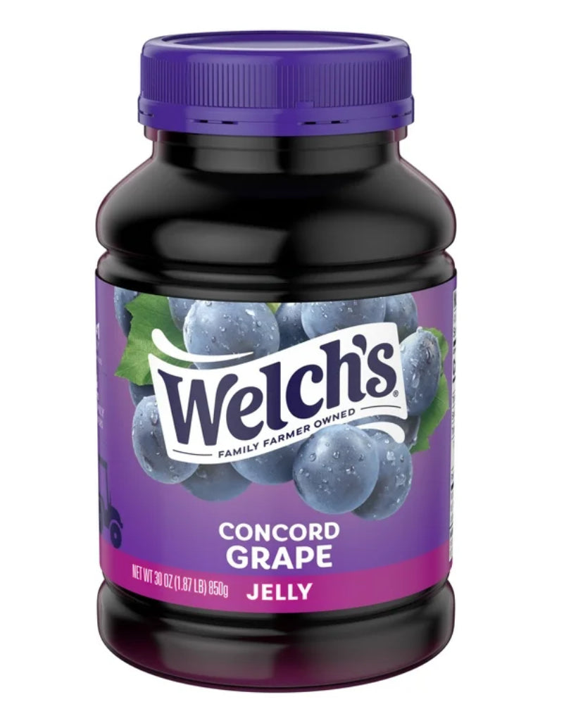 Welch's Concord Grape Jelly, 30 oz Jar DLC: Août25