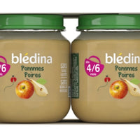 Compote bébé dès 4-6 mois pommes poires BLEDINA DLC: 23 Juillet25