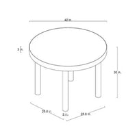 Northvale Round Wood Dining Table - Threshold™ designed with Studio McGee