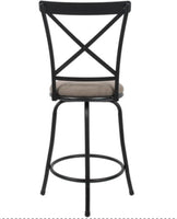 
              Karson Adjustable Height X Barstool Light Bronze - Holli Furniture
            