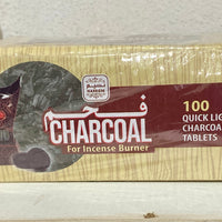 Naseem Charcoal For Incense Burner 100 Quick Charcoal Tablets