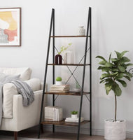 
              71.5" Newnan Modern Industrial 4 Shelf Etagere Ladder Bookcase Rustic/Black - Christopher Knight Home (153 X 60,9 X 50,8 cm)
            