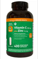 
              Member's Mark Vitamin C + Zinc 500 mg. (40 ct.) DLC: Feb 2026
            