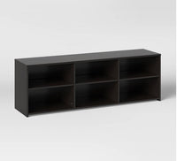 
              Storage TV Stand for TVs up to 70" Black - Room Essentials MM (L 1m x 50cm, La 40cm, H 50cm)
            