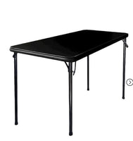 
              20" x 48" Folding Table Black - Plastic Dev Group
            