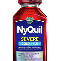 Vicks NyQuil Severe Cold & Flu 354 ml/ DLC: Juillet25