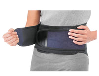 
              Mueller Sports Medicine Lumbar Support Back Brace with Removable Pad, Black, One Size 5-in-1
            