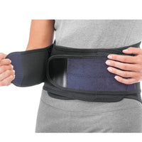 Mueller Sports Medicine Lumbar Support Back Brace with Removable Pad, Black, One Size 5-in-1