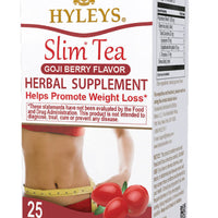 Hyleys Slim Tea Goji Berry 100% Natural, 25 Tea Bags. Includes Our Exclusive HolanDeli Chocolate Mints
(37.5 g) DLC: Mars26