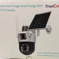 Caméra de surveillance extérieure PTZ IP solaire WiFi 4K 8MP, dispositif de sécurité sans fil, étanche, avec suivi True Color View 4G