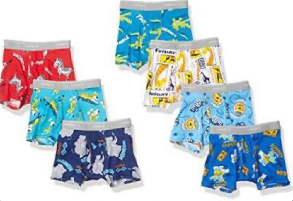 Hanes Boys' Tagless Boxer Briefs - Prints/Stripes/Solids - 2-3 EUZc