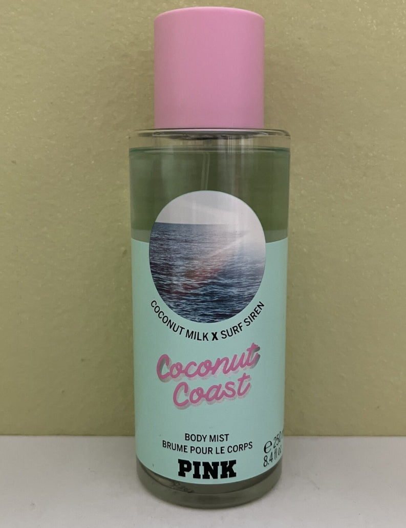 Victoria's Secret Pink Locals Only Body Mist parfumé Côte de noix de coco 250 ml