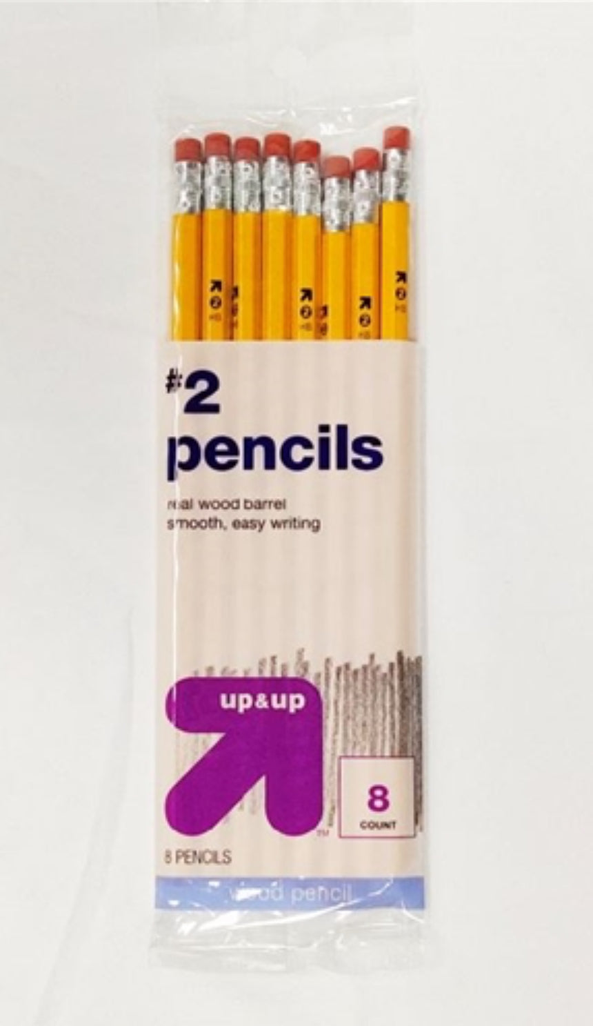 Wood Pencils #2 - 8 CT