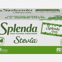 SPLENDA Stevia Zero Calorie Sweetener Plant Based Sugar Substitute 500 Count