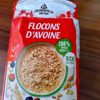 
              Crownfield Flocons d’Avoine Riche en Fibres 500g DLC: 13 FEV25
            