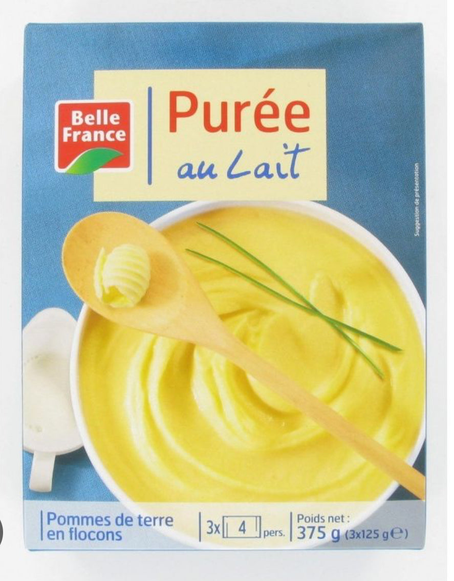 BELLE FRANCE ET.375G PUREE LAIT 3S. BF (375 g) DLC: Avril25