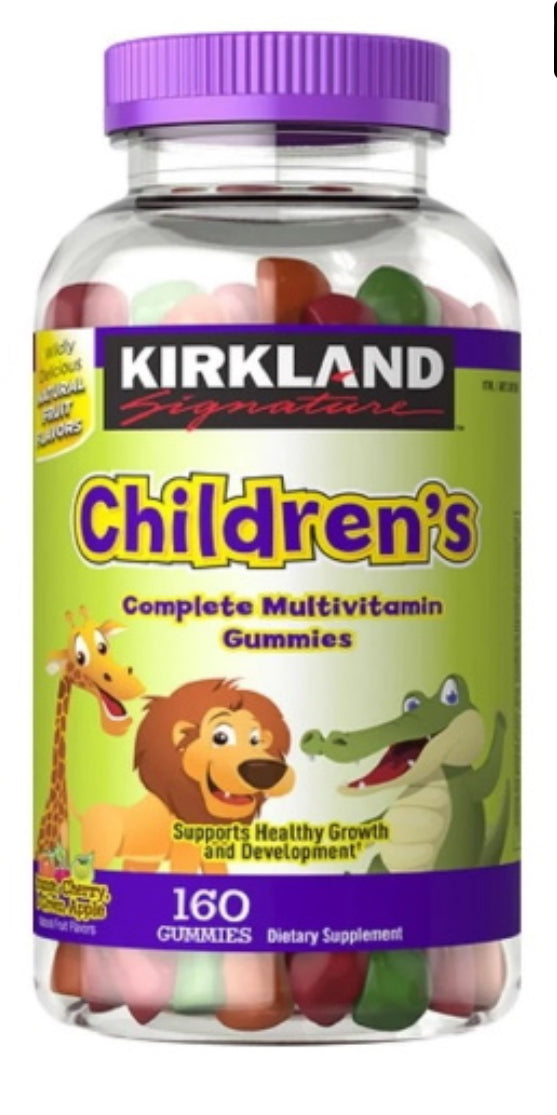 MULTIVITAMINICO CHILDRENS KIRKLAND GUMMIES 160UNID DLC: Oct25