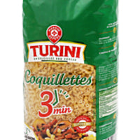 Coquillettes cuisson rapide TURINI (1 kg) DLC: Mars26