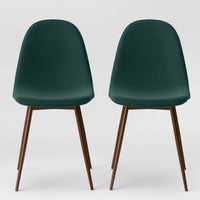2pk Copley Dining Chairs Forest Green - Threshold: Mid-Century Modern, Plywood Frame, 250lb Capacity LPFN960079