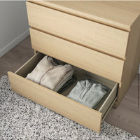 MALM Commode 3 tiroirs (80x78 cm)