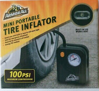 
              ArmorAll Mini Portable Tire Inflator 100PSI Built-In Hose Air Compressor
            