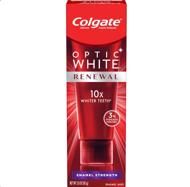 Dentifrice blanchissant pour les dents Colgate Optic White Renewal (116g) DLC: Juillet25