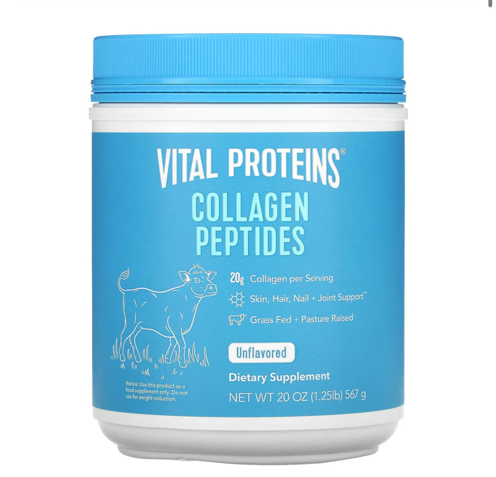 Vital Proteins, Collagen Peptides Unflavored, 1.25 Lbs
(567 g) DLC: Nov/2029