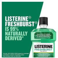 Listerine Freshburst Antiseptic Mouthwash for Bad Breath, Kills 99% of Germs That Cause Bad Breath & Fight Plaque & Gingivitis, ADA Accepted Mouthwash, Spearmint, 1.5 L DLC: MAR2025