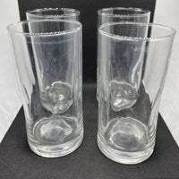 Vintage Dimple Glass Tumblers Pinched Cocktail Glasses