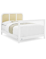 
              Simmons Kids' Theo 6-in-1 Convertible Crib - Greenguard Gold Certified - Bianca White/Textured Almond (L 1m x 40cm, La 75cm, H 1m x 10cm)
            