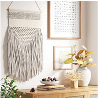 
              Woven Wall Hanging White - Threshold
            