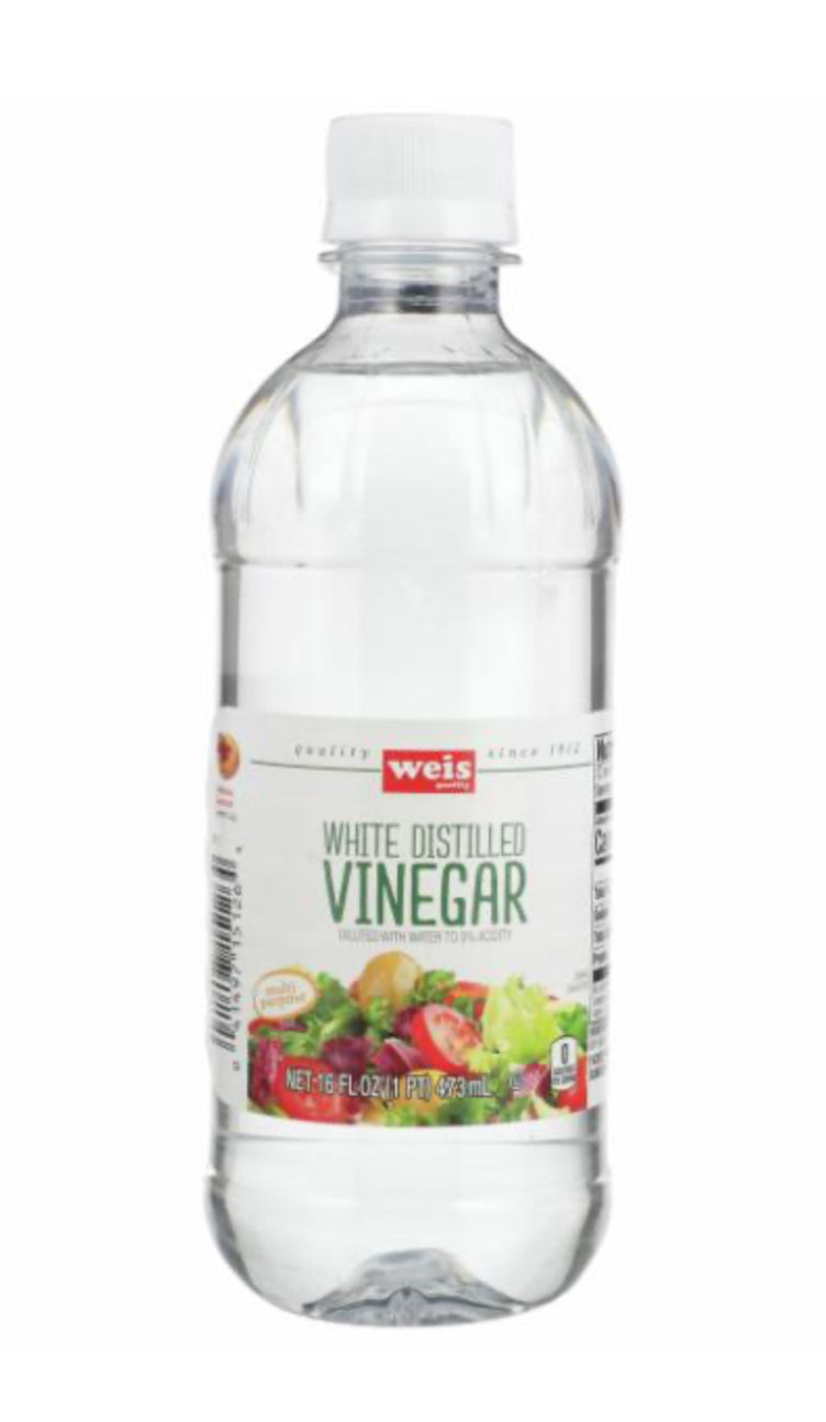 Weis Quality White Distilled Vinegar (47mL) DLC: 18 Sept25