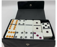 
              Double 6 Dot Domino Set in Compact Carrying Case (Pressman) - Complete
            