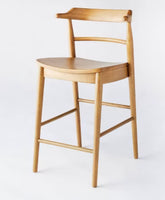 
              Kaysville Curved Back Wood Counter Height Barstool - Threshold™ designed with Studio McGee
            