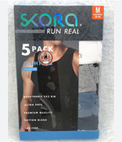 
              Skora Run Real Tank Gray Underwear for Men (5 Pack)
            