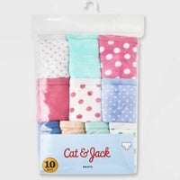 Girls' 10pk Cotton Briefs - Cat & Jack 8 MM