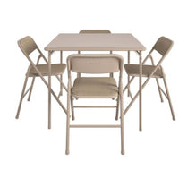 
              5pc Folding Table and Chair Set Tan - Room & Joy
            