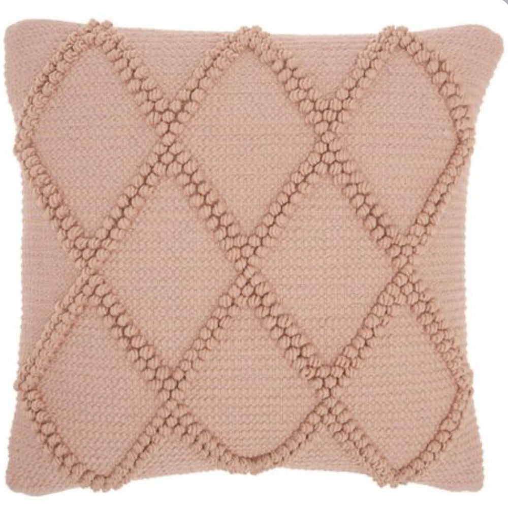 Life Styles Diamond Lattice Throw Pillow - Mina Victory 18