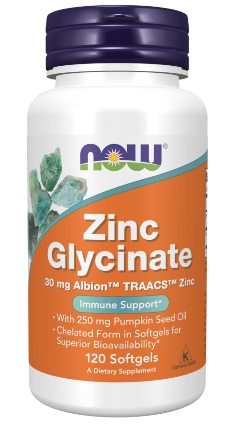 Zinc Glycinate Softgels DLC: Juin29