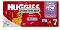 
              Huggies Little Movers Diapers, Size 7 - 41+ Pounds (44 Count)
            