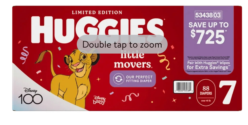 Huggies Little Movers Diapers, Size 7 - 41+ Pounds (44 Count)