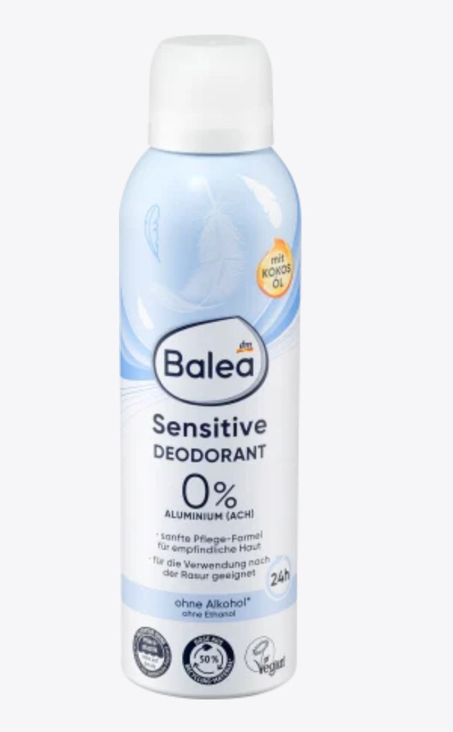 Balea Deo Spray Deodorant Sensitive, (200 mL)