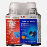 CVS Daytime & Nighttime Severe Congestion, Cold & Flu Relief 12 Fl OZ (50 g) DLC: Juin25