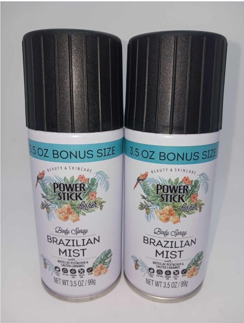 Brazilian Mist Body Spray Notes of Pistachio & Salted Caramel