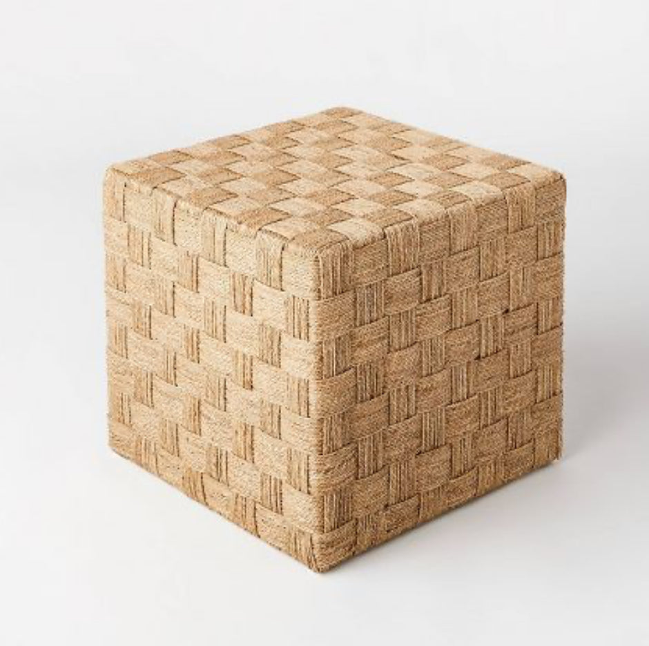 Lynwood Checkerboard Woven Cube - Threshold™ designed with Studio McGee