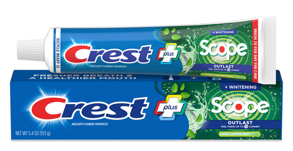 Crest Whitening Plus Scope Outlast Toothpaste (153g) DLC: Dec26