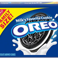 OREO Chocolate Sandwich Cookies, Family Size, 19.1 oz (541g) DLC: 31 Déc25